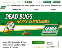 Tablet Screenshot of johnsonpestcontrol.com